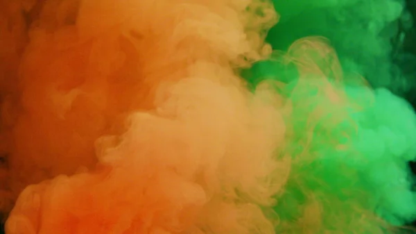 Colorful Smoke on Dark Background — Stock Photo, Image