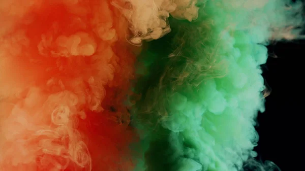 Colorful Smoke on Dark Background — Stock Photo, Image