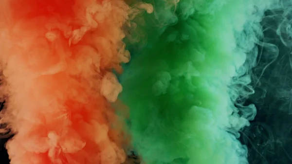 Colorful Smoke on Dark Background — Stock Photo, Image