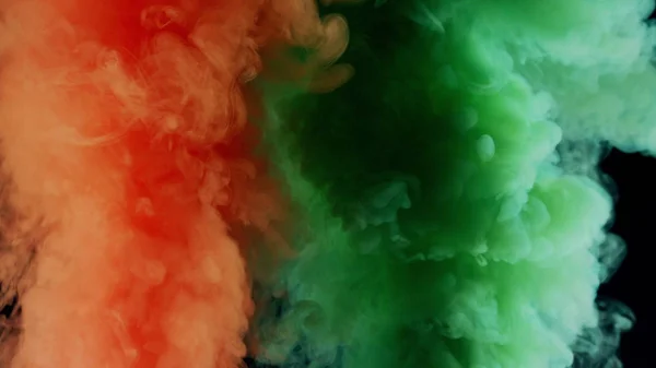 Colorful Smoke on Dark Background — Stock Photo, Image