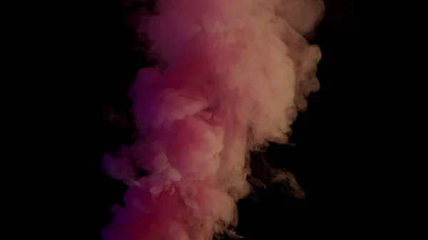 Kleurrijke rook op donkere achtergrond — Stockfoto