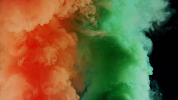 Colorful Smoke on Dark Background — Stock Photo, Image