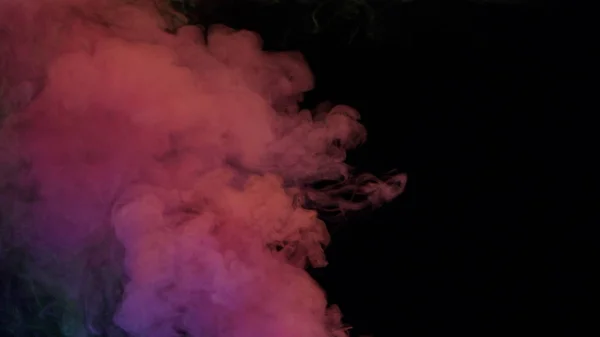 Colorful Smoke on Dark Background — Stock Photo, Image