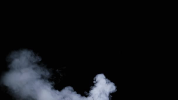 Nebbia asciutta realistica delle nuvole di fumo — Video Stock