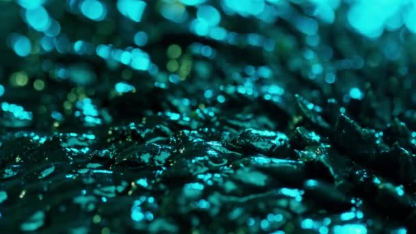 Kulový ferrofluidním pozadí prvků — Stock video