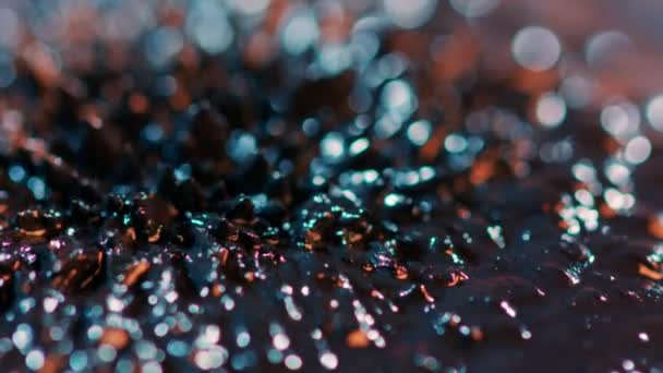 Elementos de fondo ferrofluido — Vídeos de Stock
