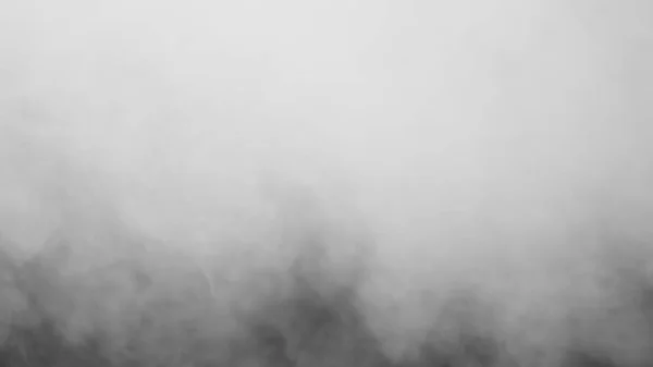 White Smoke on Black Background — Stock Photo, Image