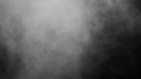 Белый дым на черном фоне — стоковое фото