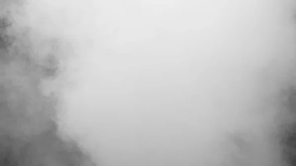 Biały dym na czarnym tle — Zdjęcie stockowe