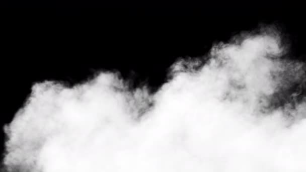 Transición de vapor de vapor de humo niebla — Vídeo de stock