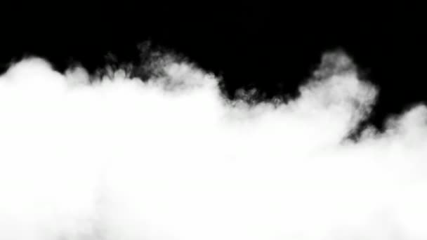Transición de vapor de vapor de humo niebla — Vídeo de stock