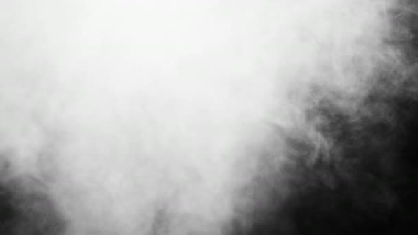 Roken mist Vapor stoom overgang — Stockvideo