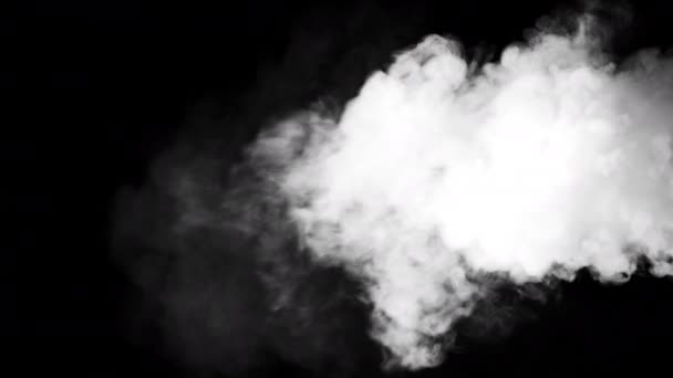 Roken mist Vapor stoom overgang — Stockvideo