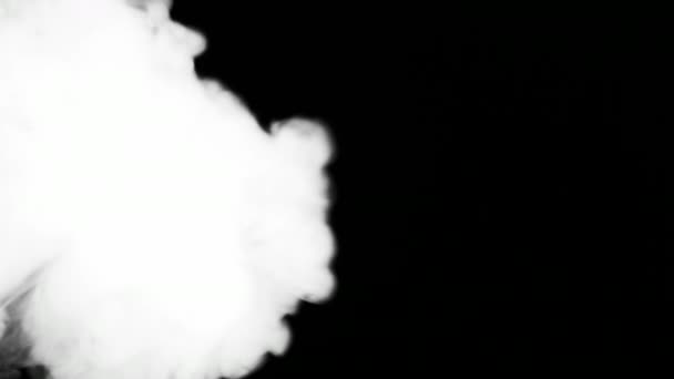 Transición de vapor de vapor de humo niebla — Vídeo de stock