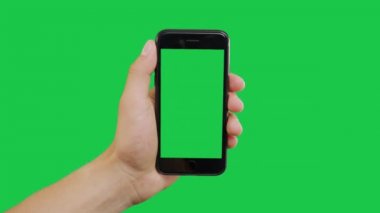 Akıllı Telefon Yeşil Ekran 'a tıklayın