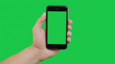 Yakınlaştırılmış Akıllı Telefon Yeşil Ekran