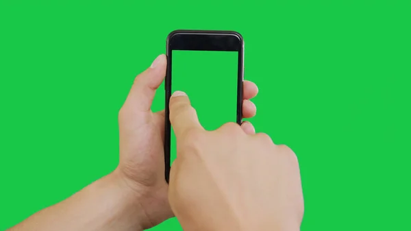 Swipes Smartphone Green Screen