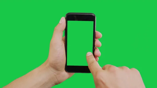 Akıllı Telefon Yeşil Ekran 'a tıklayın