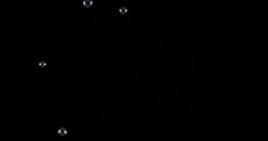 siyah arka plan üzerine izole çorba kabarcıklar.