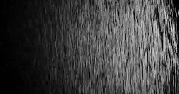 Jets de agua sobre fondo negro — Vídeos de Stock