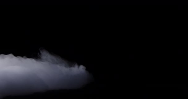 Realistische Trockeneis Rauch Wolken Nebel — Stockvideo