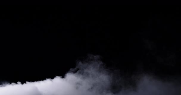 Brume réaliste de nuages de fumée de glace sèche — Video