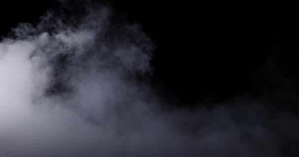 Realistische droge ijsrook wolken mist — Stockvideo