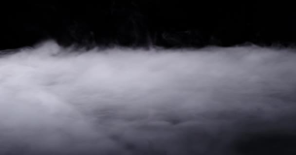 Brume réaliste de nuages de fumée de glace sèche — Video