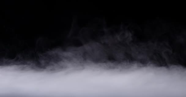 Nuvole di fumo di ghiaccio secco realistico nebbia — Video Stock