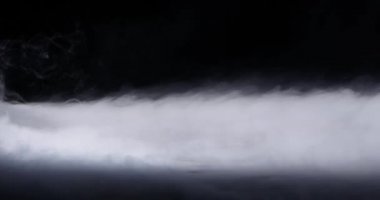 Gerçekçi kuru buz dumanı bulutu sisi