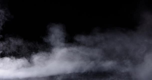 Ρεαλιστικά ξηρά σύννεφα καπνού πάγου ομίχλη — Αρχείο Βίντεο