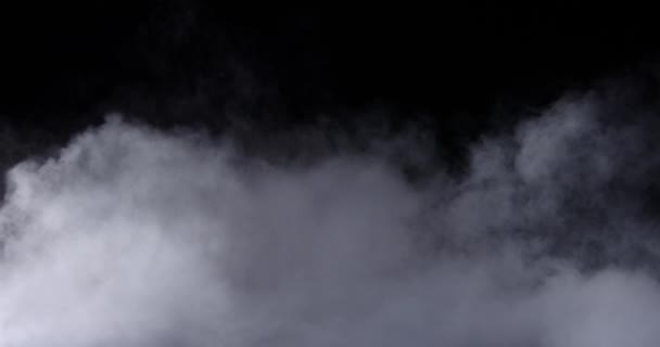 Realistische droge ijsrook wolken mist — Stockvideo