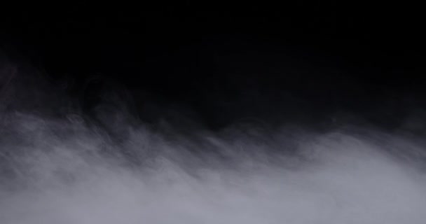 Realistyczne suchy lód dym chmury mgła — Wideo stockowe