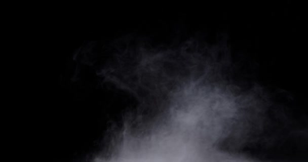 Brume réaliste de nuages de fumée de glace sèche — Video