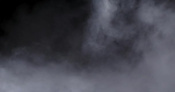 Niebla realista de nubes de humo de hielo seco — Vídeos de Stock