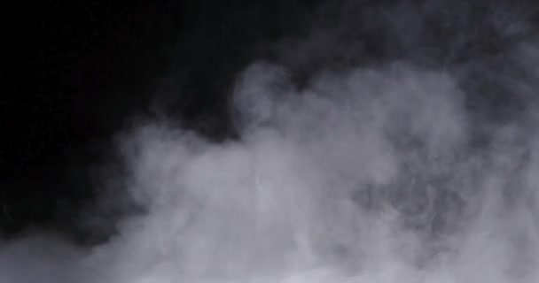 Realistické suchý led kouř mraky mlha — Stock video