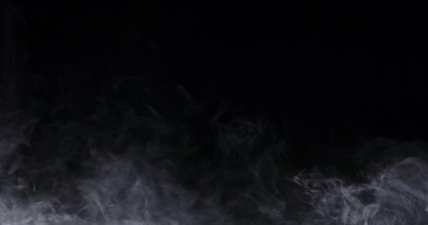 现实的干冰烟云雾 — 图库视频影像