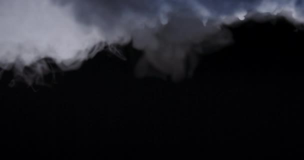 Realistické suchý led kouř mraky mlha — Stock video