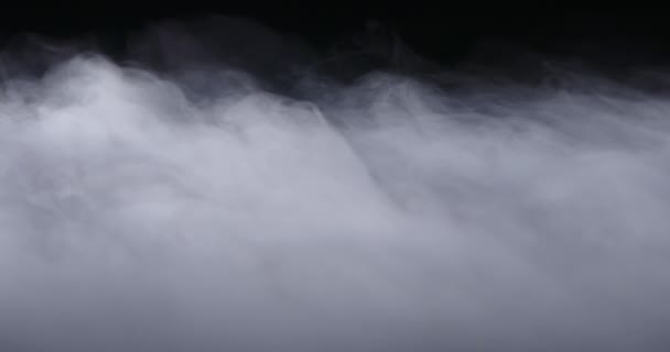 Realistische Trockeneis Rauch Wolken Nebel — Stockvideo