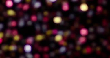 Glitter Bokeh Siyah Arka Plan izole