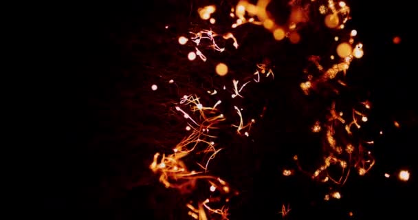 Steel Wool Burning — Stock Video