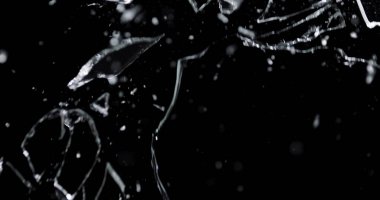 Kırık Cam Doku. İzole Gerçekçi Cracked