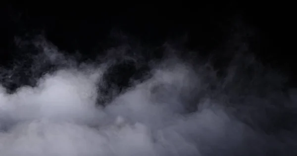 Nuvens de fumo de gelo seco realistas nevoeiro — Fotografia de Stock