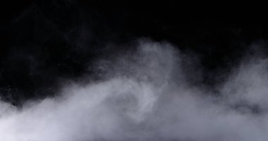 Gerçekçi kuru buz dumanı bulutu sisi