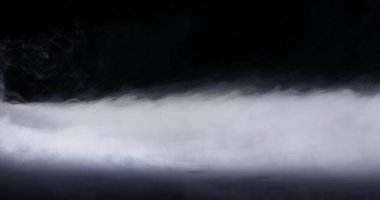 Gerçekçi kuru buz dumanı bulutu sisi