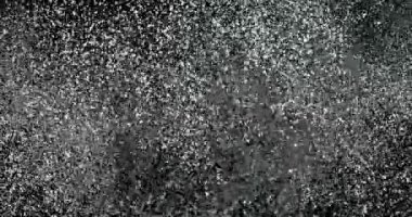 Yavaş Çekimde Düşen Kar Taneleri