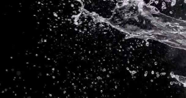 Прозорість води справа — стокове відео