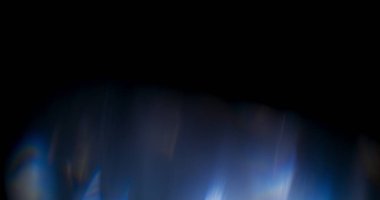 Prizma Işığı Prism Prism Gökkuşağı Işık Işıkları Siyah Arkaplanı Kapladı