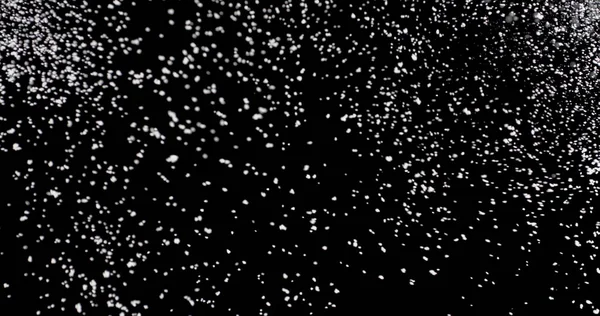 Сніжинки Плавають Повільно Вночі Вона Показує Білі Частинки Повільно Падають — стокове фото