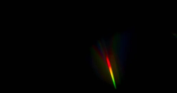 Multi Colored Rainbow Light Flares Prisma Rainbow Light Flares Overlay — Stockfoto